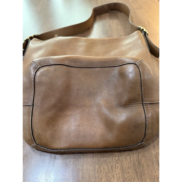 Coach 9183 British Tan Glove-Tanned Leather Duffle Sac Shoulder Bag Vintage - Picture 14 of 16